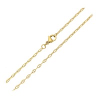 84060 ŁAŃCUSZEK 18K POZŁACANY 50 CM 2,1 MM splot gucci