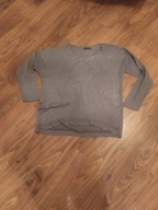 NEW COLLECTION Piękna bluzka szara srebro 44/46