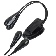 LAMPKA Z KLIPSEM 4 LED DO CZYTANIA KSIĄŻEK W NOCY NA KLIPS PODWÓJNA