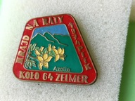 Stara Odznaka Emalia- II RAJD NA RATY- KOŁO 64 "ZELMER" -1974 PTTK