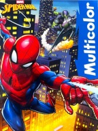 KOLOROWANKA A4 z Wzorcami MARVEL SPIDERMAN