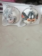 Piękna ręcznie malowana bąbka