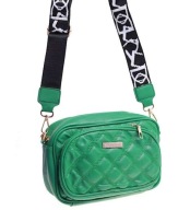 Torebka damska Pantofelek24 torebka listonoszka skóra ekologiczna zielony