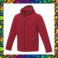 MĘSKA KURTKA SOFTSHELL LANGLEY – CZERWONY MODEL Z OZNAKOWANIEM - ROZMIAR M