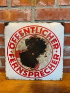 Szyld emaliowany, reklama, blacha, antyk