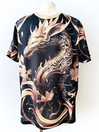 NOWY MESKI T-SHIRT SMOK ROZMIAR L CZARNY