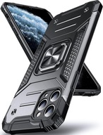 Pancerne Etui Armor Ring Stand Ochronne do iPhone 11 PRO MAX Czarne / Black