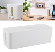 AG381B POJEMNIK ORGANIZER NA KABLE LISTWY BIAŁY