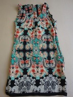 DOROTHY PERKINS sukienka kwiaty kolor witraż desigual 32 34