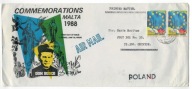 Malta 1989 Koperta Znaczki święty Jan Bosco Bosko