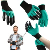 RĘKAWICE OGRODOWE RĘKAWICZKI DO OGRODU PAZURY GRABIE RĘCZNE DO ZIEMI