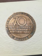 MEDAL 70 lat Sprawy Robotniczej 1978r ZZM 70mm
