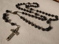Klasyczny czarny różaniec