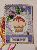 PRZEPIŚNIK zeszyt na ulubione przepisy DZIEŃ MAMY, PREZENT