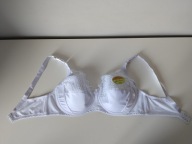 Śliczna markowa bielizna Yalisi biały z fiszbiną UK 46F EUR 105F