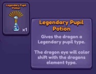 Legendary Pupil Potion - Dragon Adventures Roblox