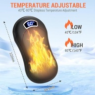 Ogrzewacz do rąk 4w1 Powerbank Latarka Masaż 10000mAh