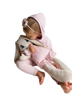 Maskotka prezent na Wielkanoc personalizowany króliczek królik beżowy