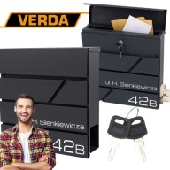 SZKRZYNKA NA LISTY LIST POCZTOWA SCHOWEK KURIER ADRESEM NUMEREM DOMU UV