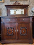 kredens pomocnik 1920r lustro drewno