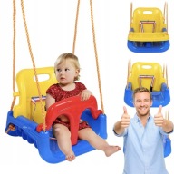 HUŚTAWKA DLA DZIECI OGRODOWA BEZPIECZNA I WIELOFUNKCYJNA KOLOROWA