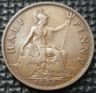 *WIELKA BRYTANIA [1087] *HALF PENNY 1935 George V