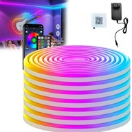 TAŚMA LED RGB 5m Ledy Listwa RGB 24v MOCNA NA PILOTA APLIKACJA