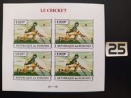 Sport , krykiet , Burundi MNH cięty