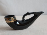 Pijałka porcelanowa, nietypowa SYGNOWANA