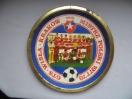 GTS WISŁA KRAKÓW MISTRZ POLSKI 1977/78 PIŁKARZE METALOWA TACKA - unikat