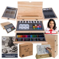 Zestaw Artystyczny do Malowania MAALEO dla Dzieci Plastyczny Sztaluga Etui