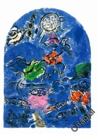 MARC CHAGALL -JERUSALEM WINDOWS- #2 - 1988 rok