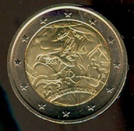 WLOCHY - pamiatkowa moneta - 2 Euro - 2008 - UNC