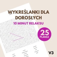 Wykreślanka PDF kawa, miłość & relacje – 54 strony relaksu