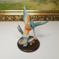 Zimorodek figurka ptak Kingfisher, Country Artists, Broadway Birds UK