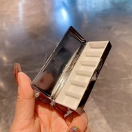 ETUI PUDEŁKO NA LEKI ,METAL ,PLASTIK GLAMOUR VINTAGE CYRKONIE PIĘKNE MODNE