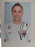 Zdjęcie 10x15 autograf Polska Ewa Pajor Reprezentacja