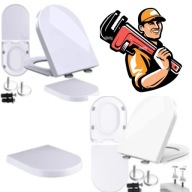 Deska sedesowa Mareani Semto wolnoopadająca biała antybakteryjna Wypinana