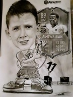 Karykatura A3 ze zdjęcia na prezent rocznice urodziny obraz portret 1 osoba