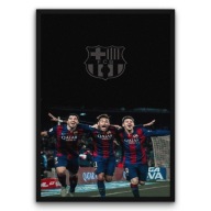 Plakat z ramą 30x40cm MSN The Best Trio Messi Neymar| Pomysł na Prezent
