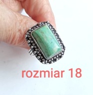 Pierścionek Peruwiański Turkus R18