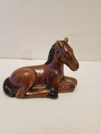 FIGURKA PORCELANOWA DO GABLOTY ANGIELSKA KOŃ