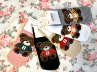 5x PAK ZESTAW SKARPETY SKARPETKI W MISIE WZÓR MIŚ TEDDY BEAR MISIAMI MISIEM