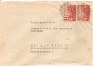 NIEMCY -PROVINZ SACHSEN -koperta -obieg 1948 rok POLIZEIPRESIDIUM