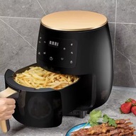 FRYTKOWNICA BEZTŁUSZCZOWA AIRFRYER 6L 2400W BEZTLUSZCZOWE SMAŻENIE CZARNA