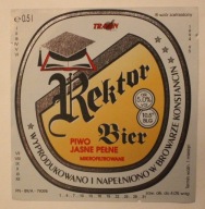 ETYKIETA - BROWAR KONSTANCIN - Rektor - Bier - PIWO JASNE PEŁNE MIKROFILTRO