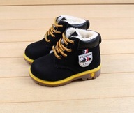 BUCIKI NIEMOWLĘCE Kozaczki OCIEPLANE ROZM 21 ciepłe buty ZIMOWE