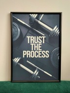 Plakat motywacyjny na siłownię A3 w ramce - Fitness Gym, wzory do wyboru