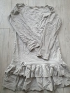 SUKIENKA Bawełniana Włoska Szara CARAMELLA r. S/M