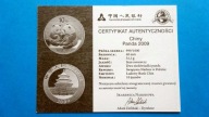 certyfikat CHINY PANDA 2009 SREBRO